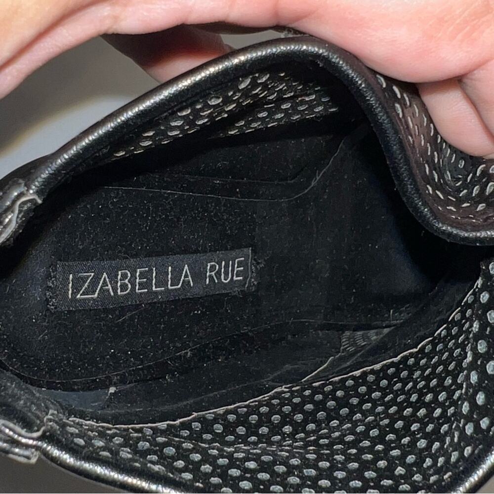 IZABELLA RUE 4 in peep toe heel 7.5 whimsigoth goth punk rock - Picture 3 of 5